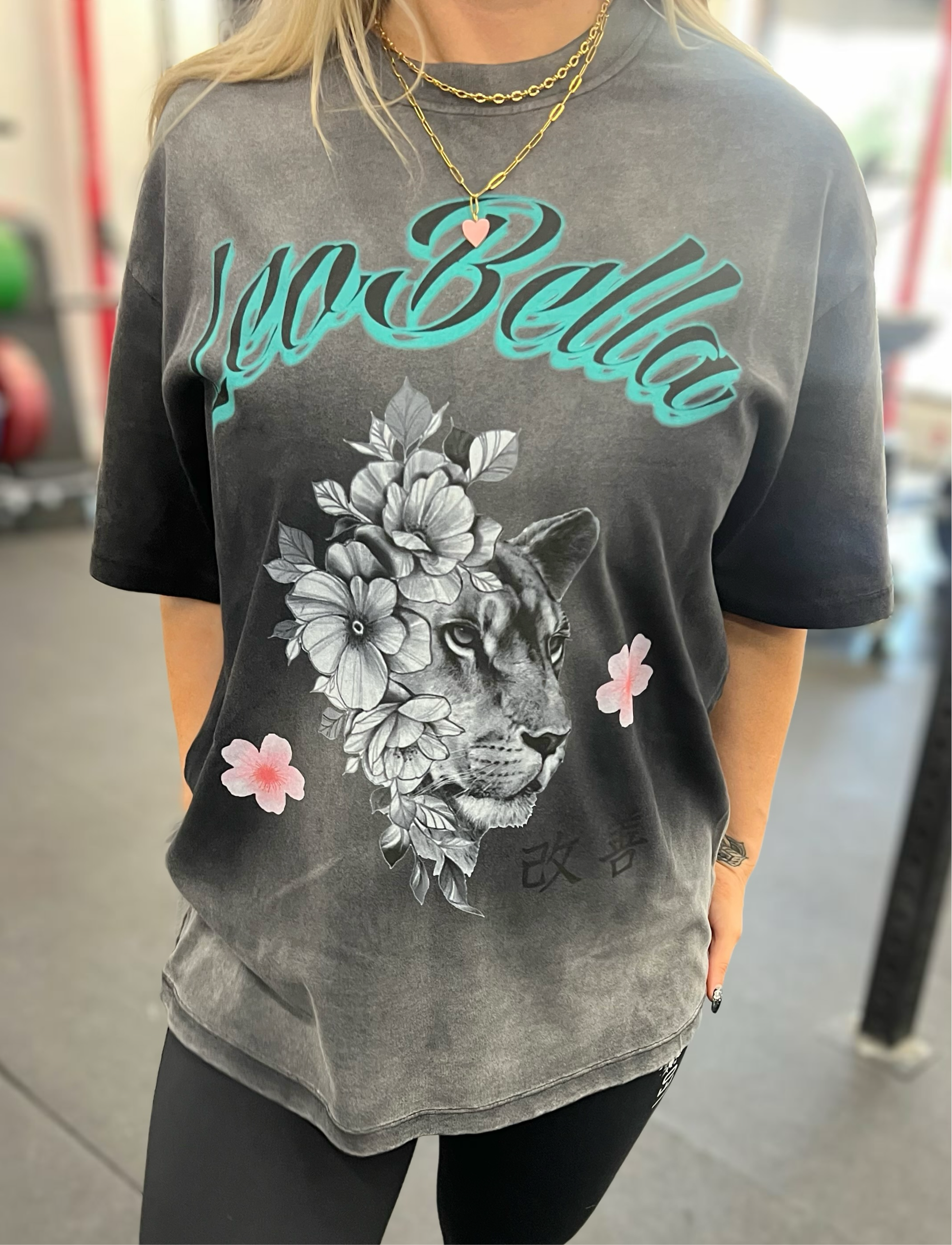 Kaizen Oversized Acid Wash Tee