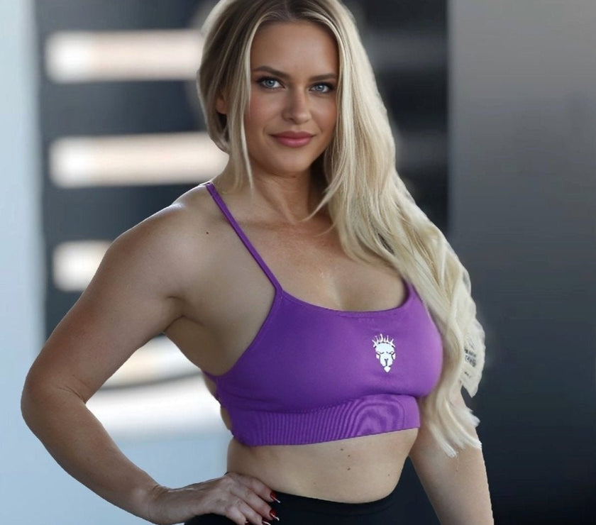 SPECIAL EDITION Purple Warrior Sports Bra