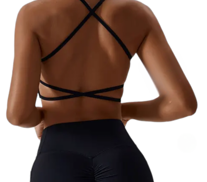 Essential Leo Strappy Back Sports Bra