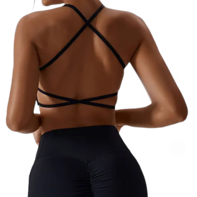 Essential Leo Strappy Back Sports Bra