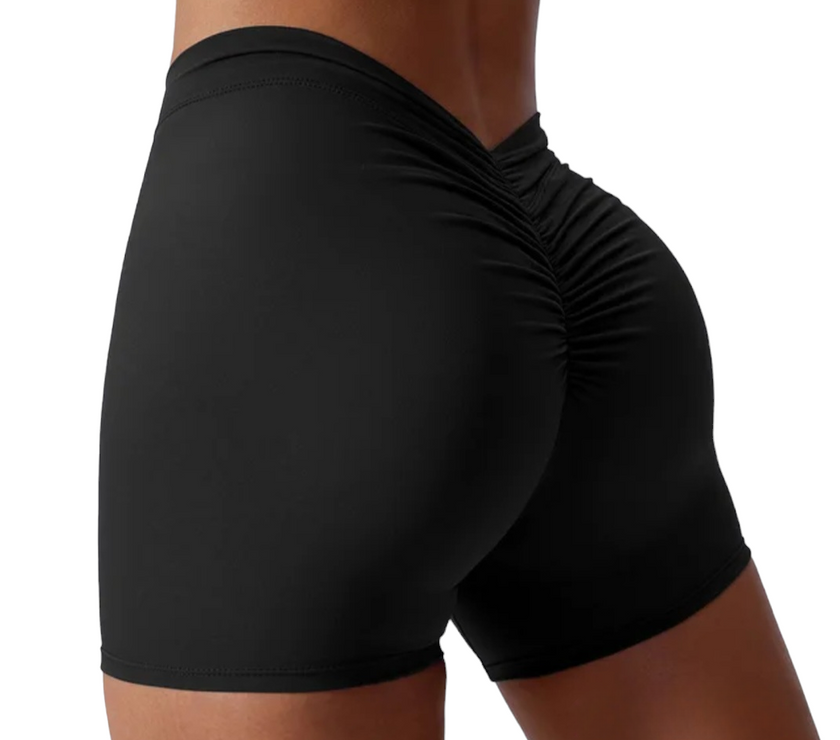 South Beach Collection V-Back Scrunch Shorts