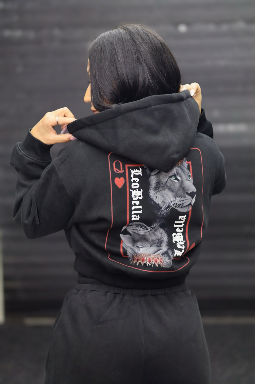 Unrivaled Royal Cropped Hoodie